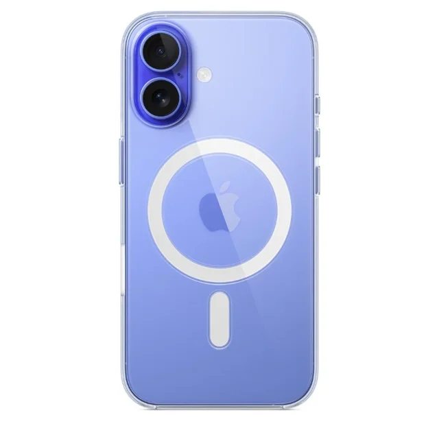 کاور مدل مگ سیف مناسب برای گوشی موبایل اپل Iphone 16 آبی