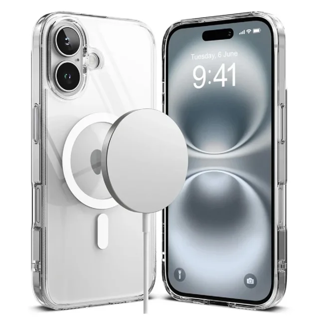 کاور مدل مگ سیف مناسب برای گوشی موبایل اپل Iphone 16 مگ سیف دار