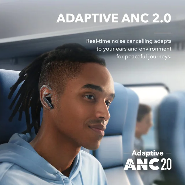 هدفون بلوتوثی انکر مدل Soundcore Liberty 4 NC با نویز کنسلینگ فعال (ANC)، درگاه شارژ USB T 102044045